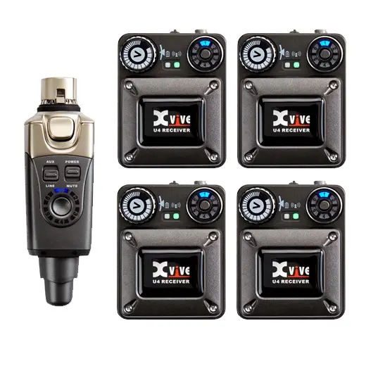 Xvive U4 Bundle 1x Transmitter + 4x Receiver