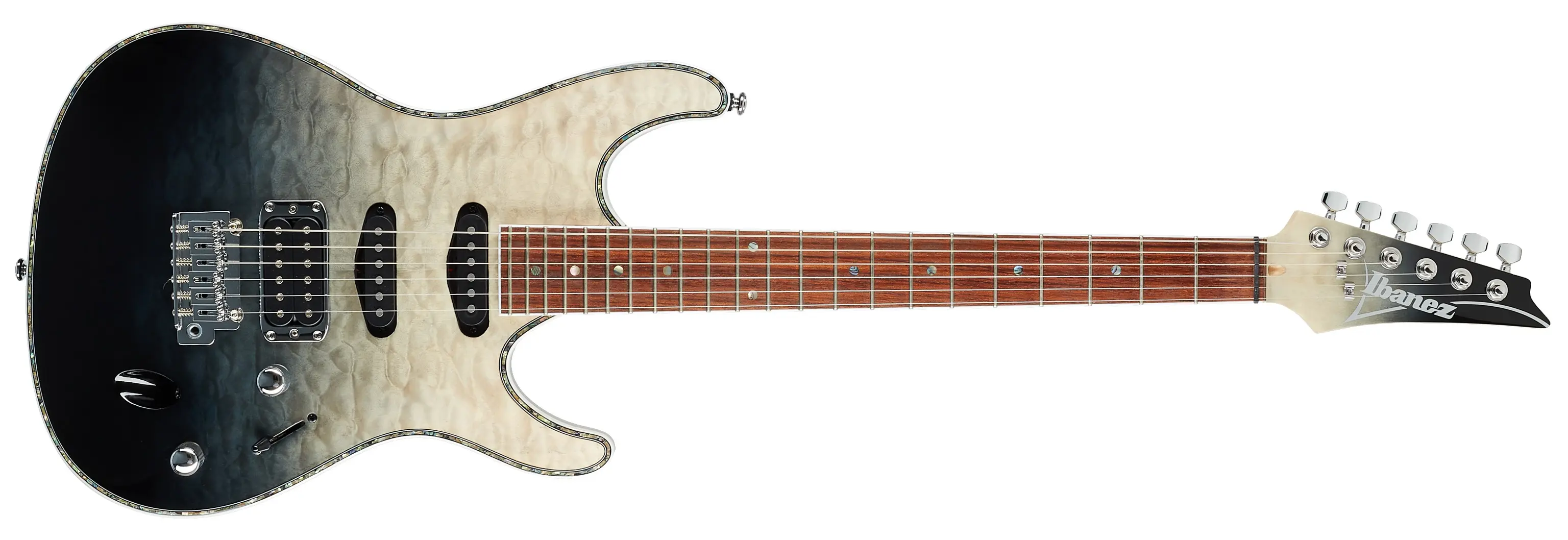 Ibanez SA360NQM Black Mirage Gradation