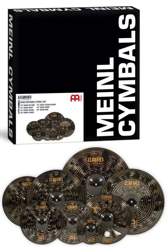 Meinl Classics Custom Dark Expanded Cymbal Set CCD-CS2