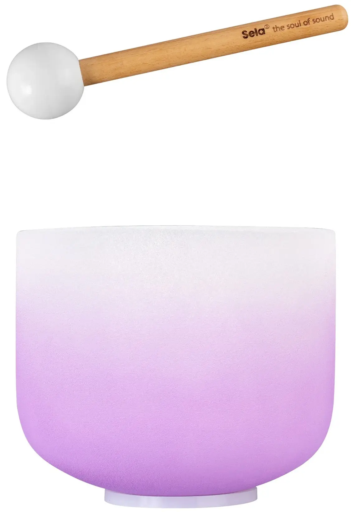 Sela Crystal Singing Bowl Chakra 8" Violet Crown B