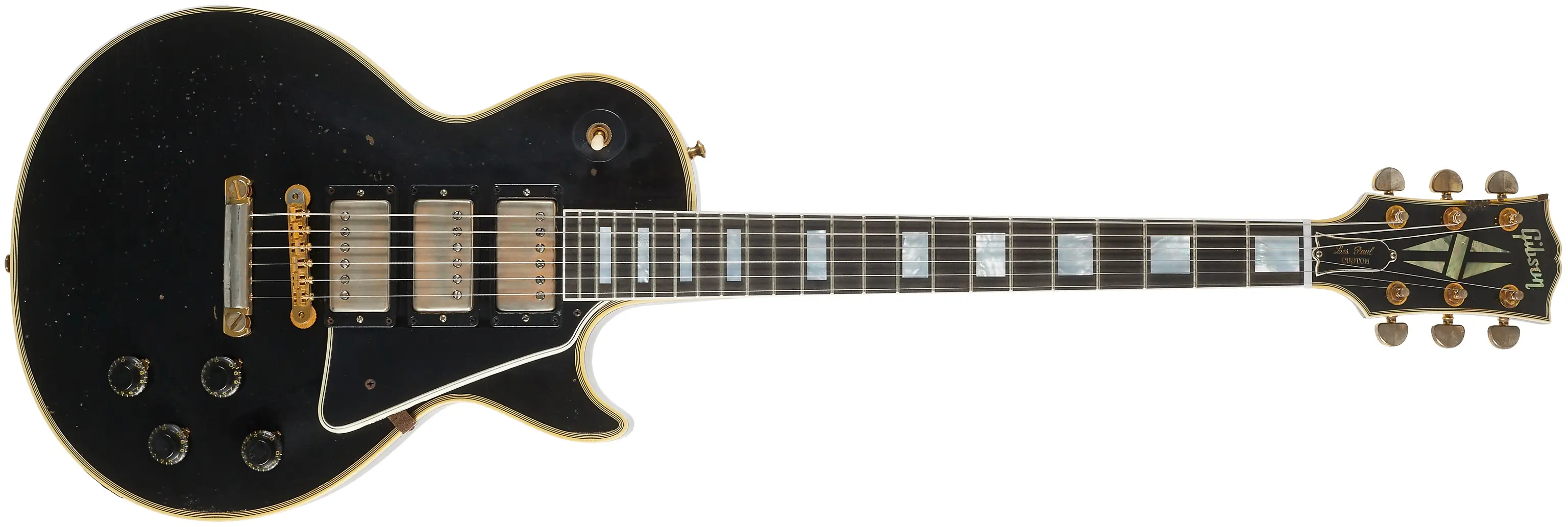 Gibson Custom Eric Clapton 1958 Les Paul 3PU Ebony Murphy Lab Aged #EC