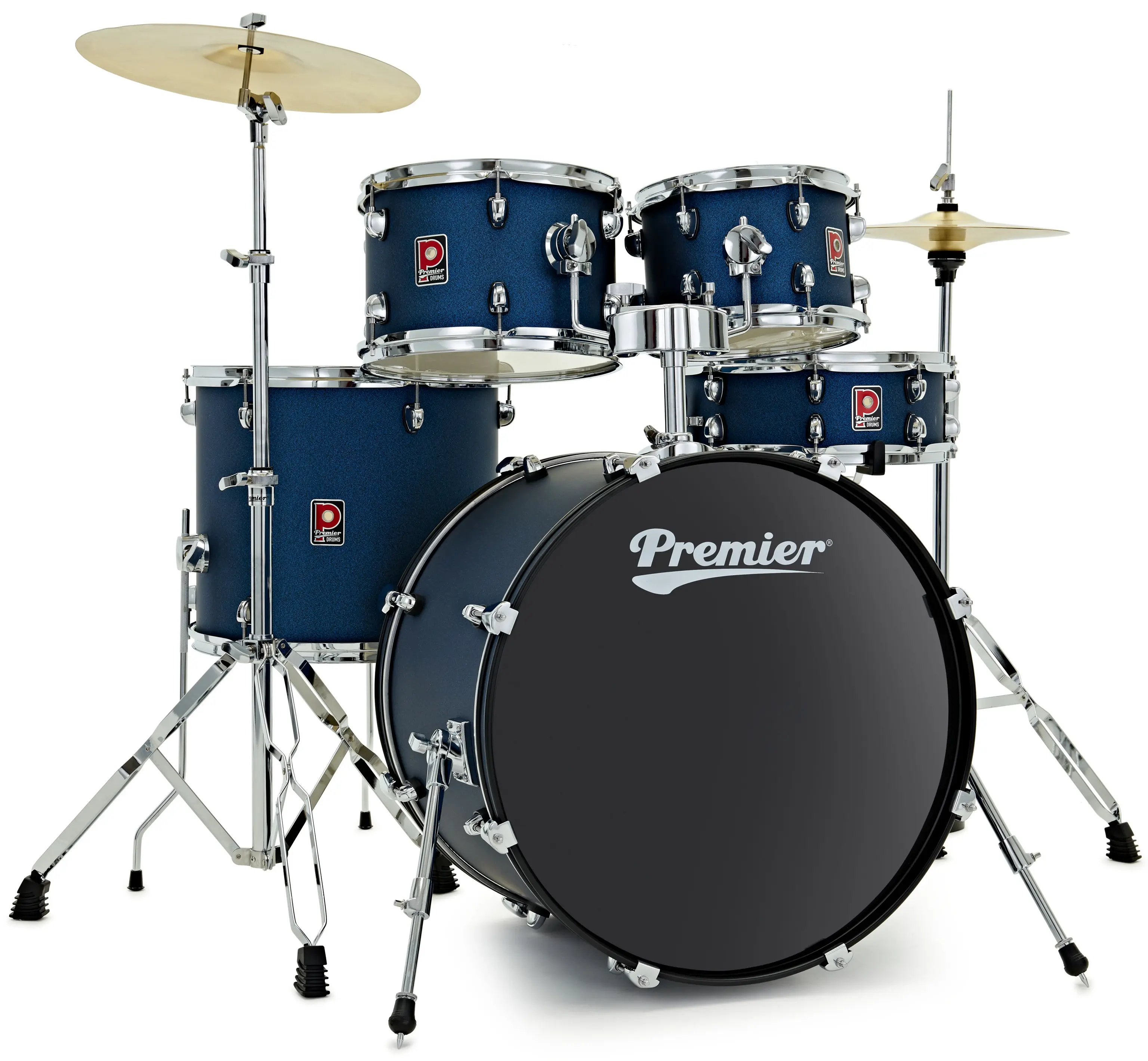 Premier Revolution 22" 5pc Drum Kit Blue Stardust