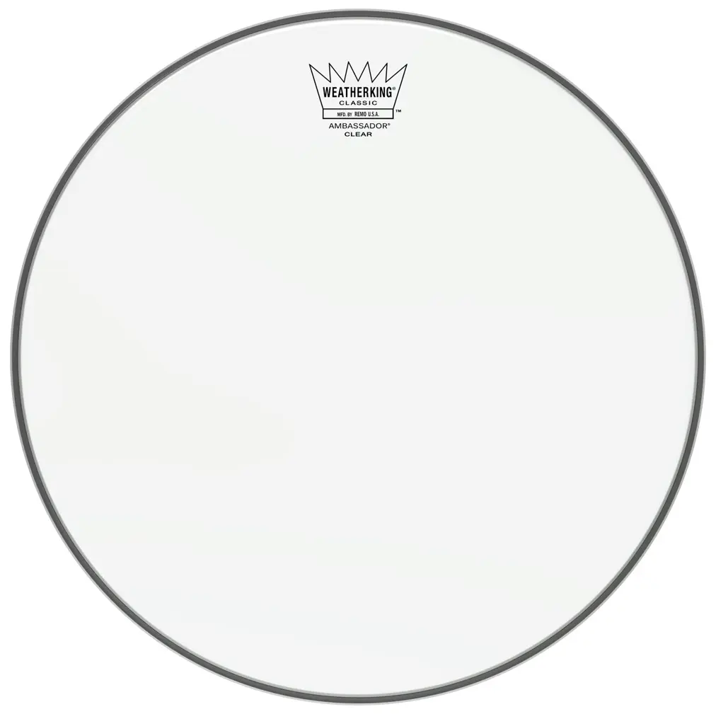 Remo 12" Classic Fit Ambassador Clear