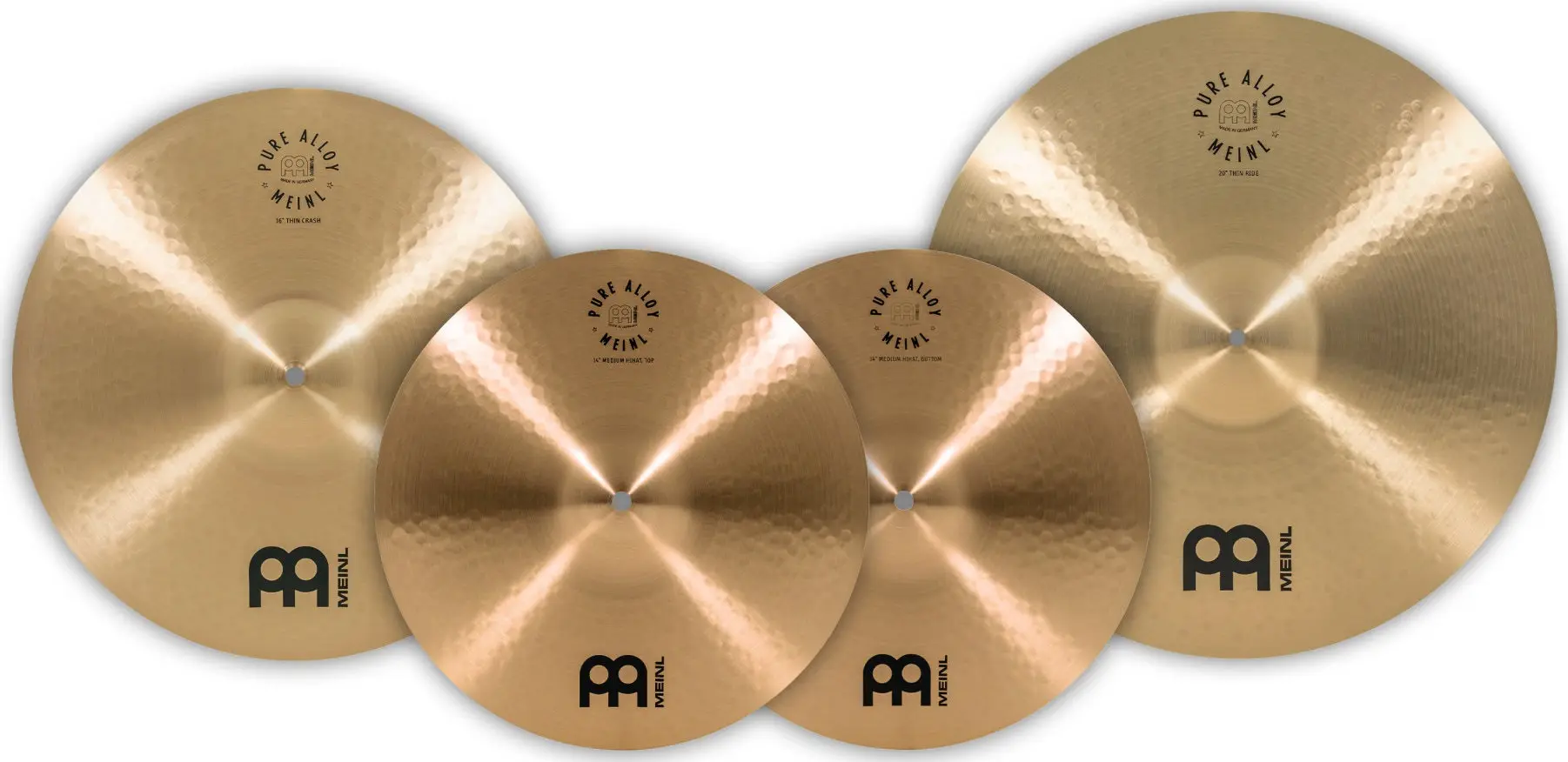 Meinl Pure Alloy Complete Cymbal Set