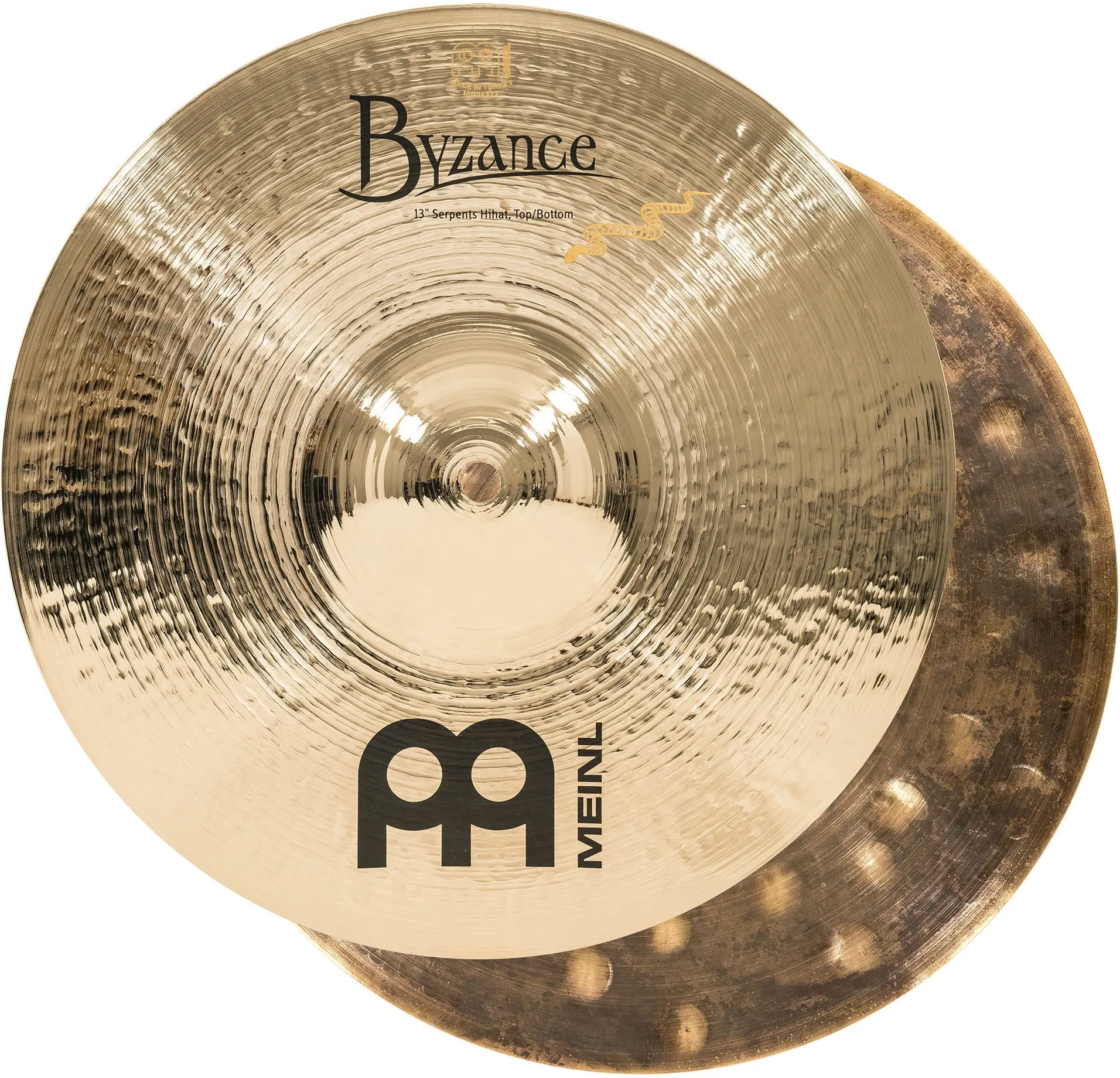 Meinl 13" Byzance Brilliant Serpents Hi-hat