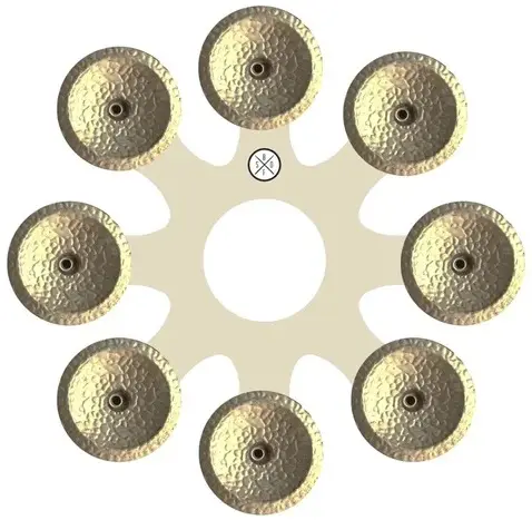 Big Fat Snare Drum Octopus white copper