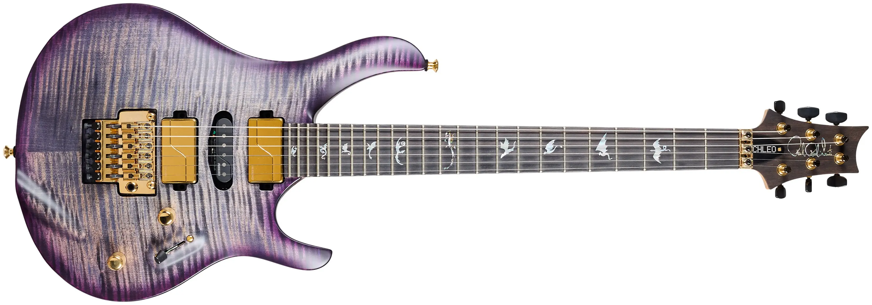 PRS 2025 Herman Li Chleo Limited Edition Charcoal Purple Wraparound Bu