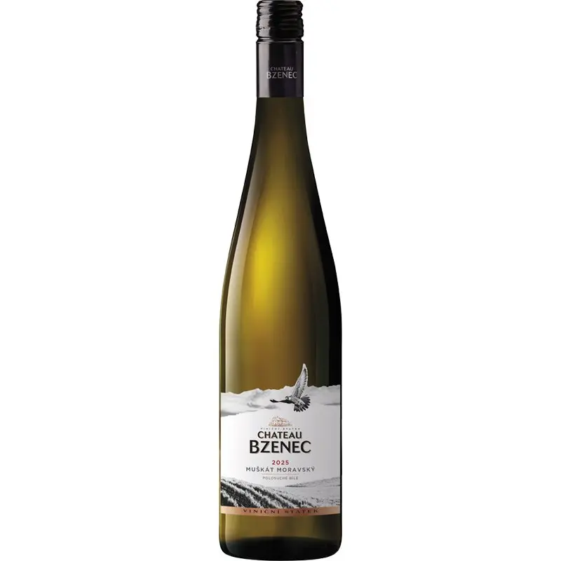 Chateau Bzenec Muškát moravský 11,5% 0,75l