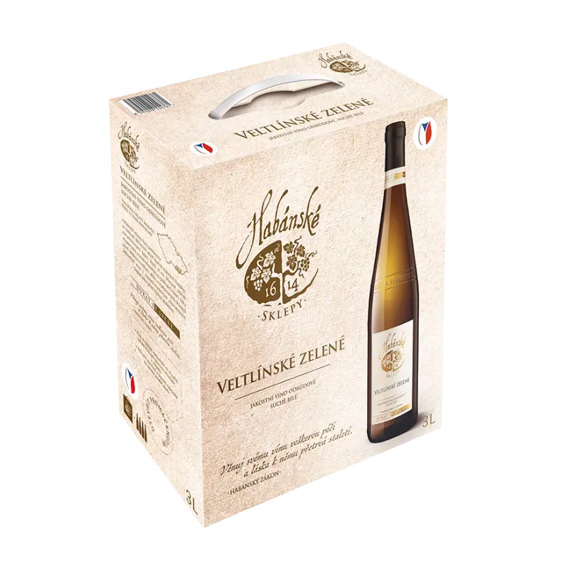 Habánské sklepy Veltlínské zelené bag in box 3L