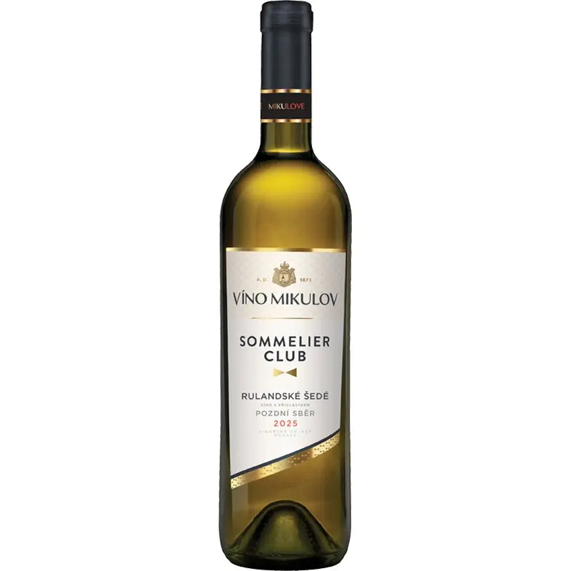 Víno Mikulov Sommelier Club Rulandské šedé 2025 pozdní sběr