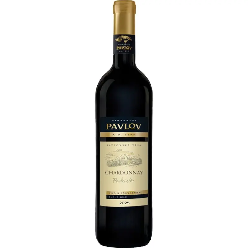 Vinařství Pavlov Chardonnay 2025 pozdní sběr