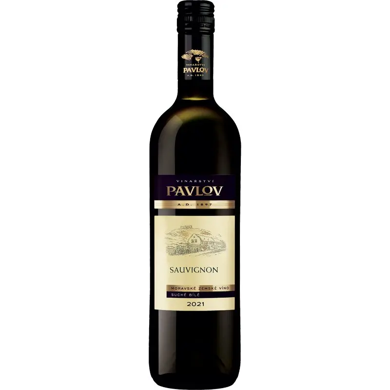 Vinařství Pavlov Sauvignon 0,75 l moravské zemské víno