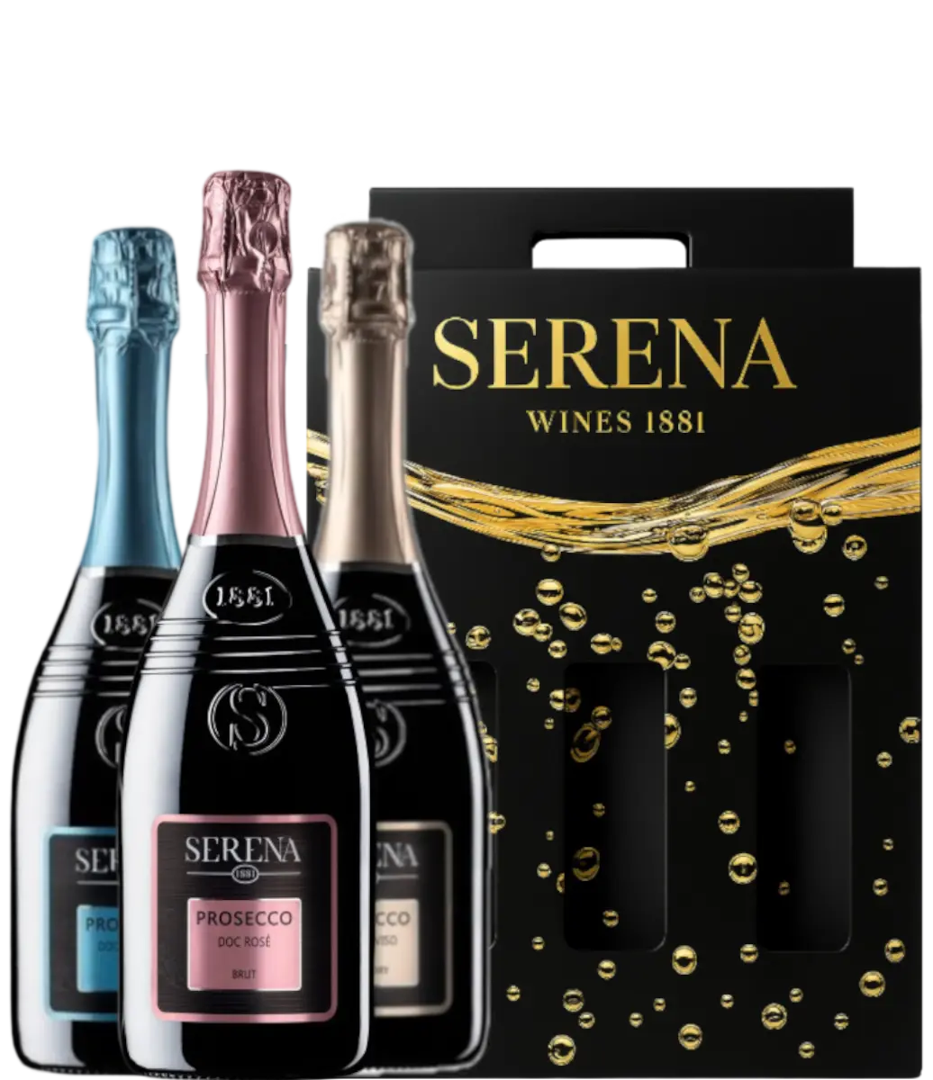 Serena Wines 1881 Set Serena Brut a Rosé a Extra Dry + Dárkové Balení