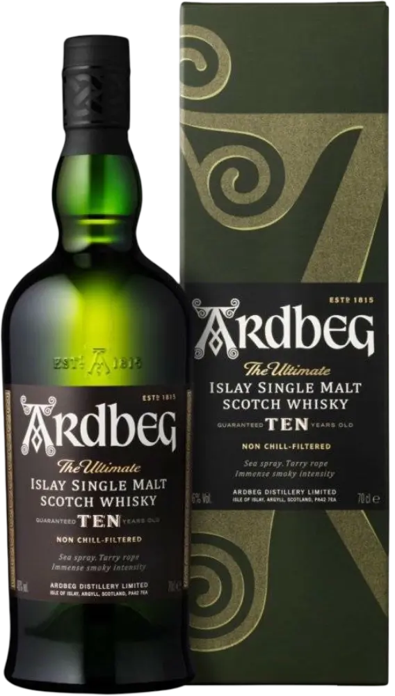 Ardbeg Distillery Whisky Ardbeg 10YO 1l 46% + Dárkové balení