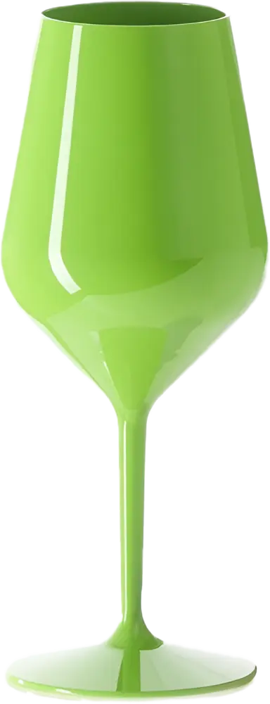 Venetto Venetto Nerozbitná sklenice na víno zelená 460ml