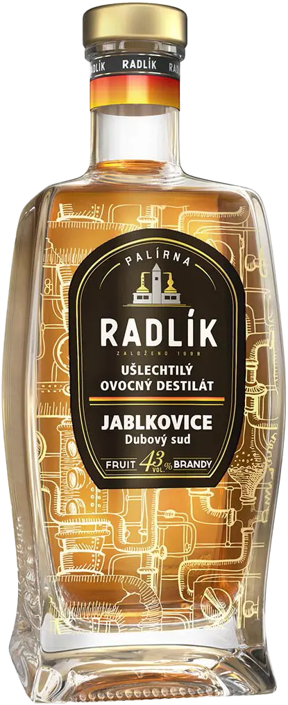 Palírna Radlík Jablkovice Radlík DUB 0,5l 43%