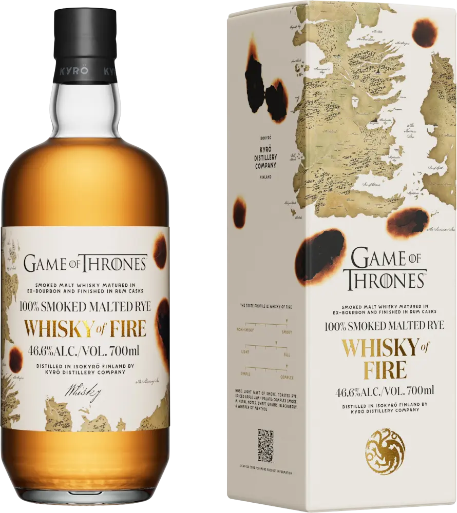 Kyrö Whisky of Fire Kyrö Hra o trůny 0,7l 46,6% + Dárkové Balení