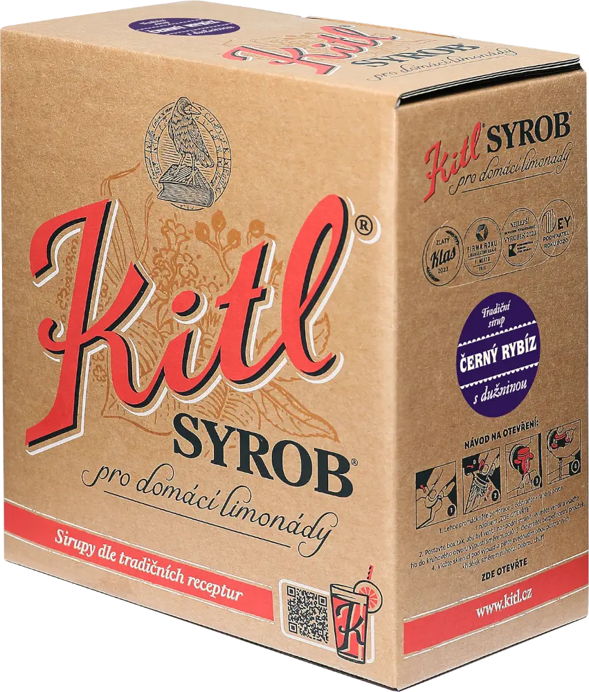 Kitl Kitl Syrob Černý rybíz Bag in Box 5l