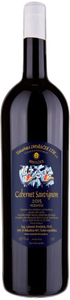 Vinařství Dvořáček Dvořáček Cabernet Sauvignon REZERVA Magnum Pozdní sběr 2015