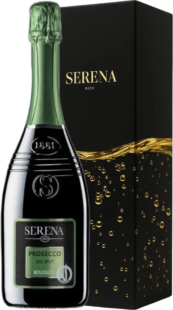 Serena Wines 1881 Set Serena Prosecco DOC Biologico Brut + Dárkové balení