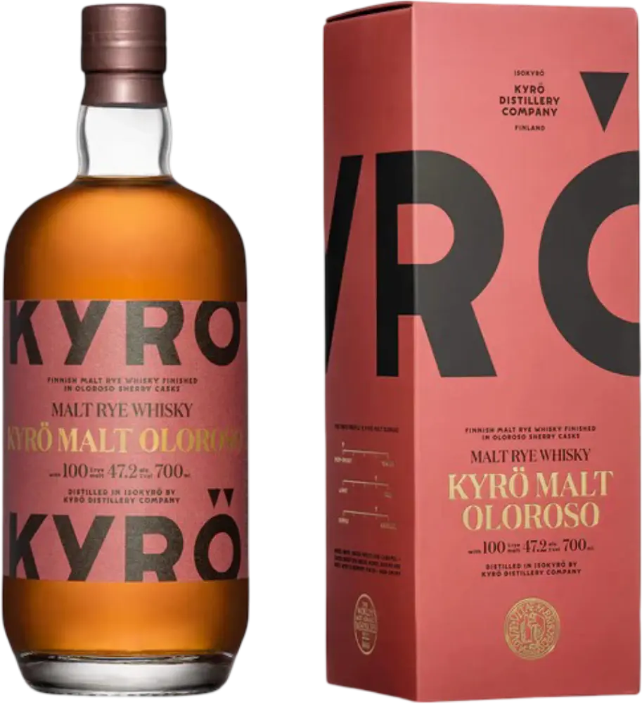 Kyrö Whisky Kyrö Malt Rye Oloroso 0,7l 47,2% + Dárkové balení