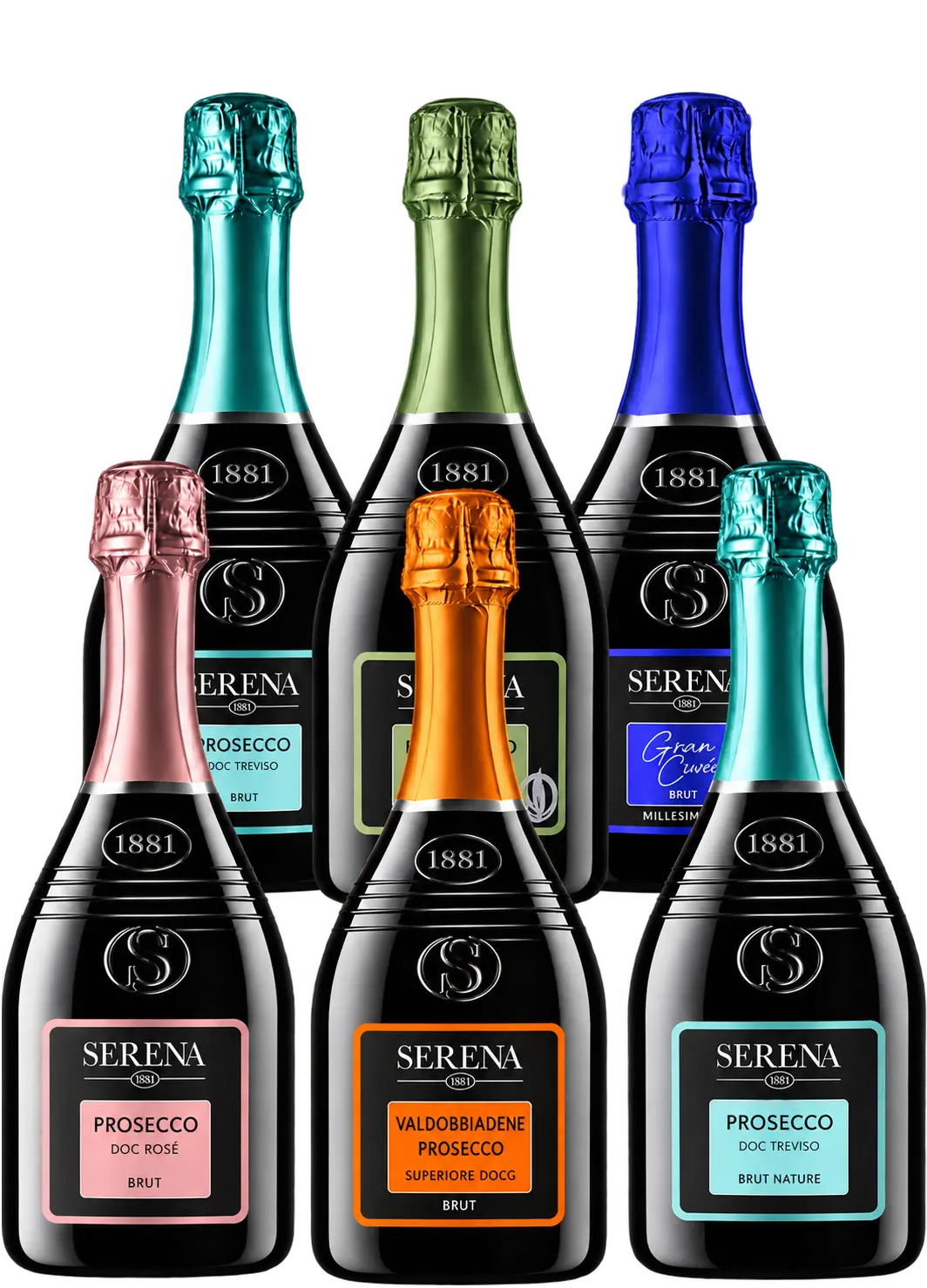 Serena Wines 1881 Set Serena Brut Collection 4+2 zdarma