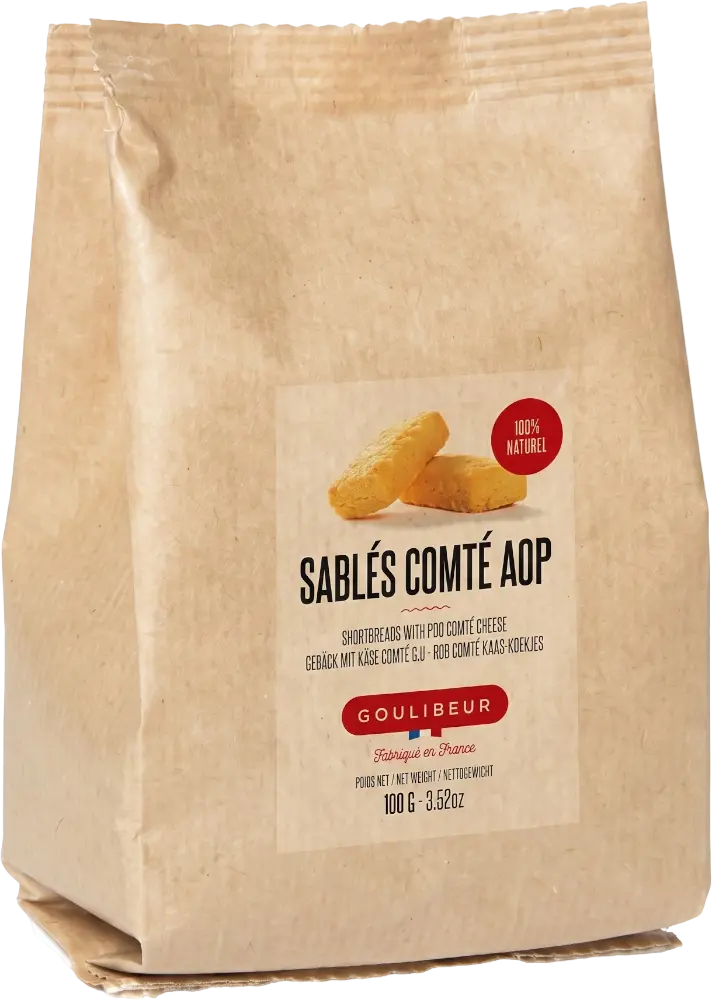 Goulibeur Sušenky Goulibeur sablés se sýrem Comté AOP 100g