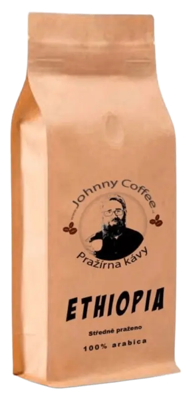 Conso med s.r.o. Káva Johnny Coffee Ethiopia -Středně pražená 250g