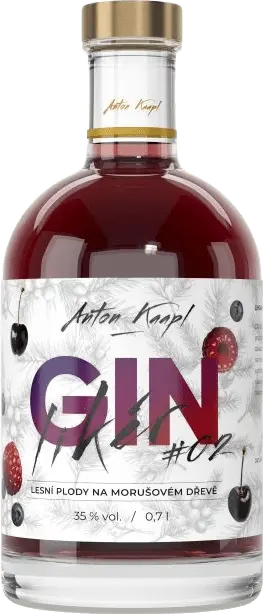 Anton Kaapl Gin likér #2 Anton Kaapl Lesní plody na morušovém dřevě 0,7l 35%