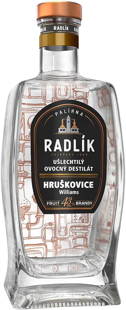 Palírna Radlík Radlík Hruškovice Williams 43% 0,5l