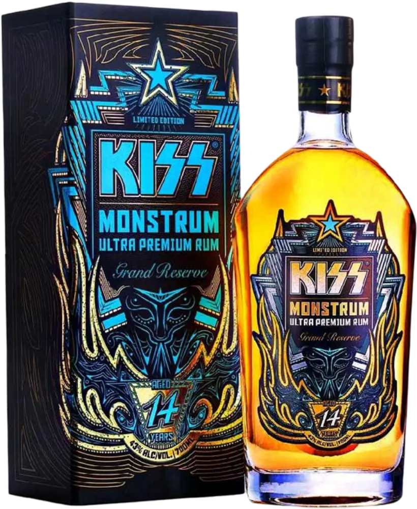 Kiss Detroit Rum Kiss Monstrum 14YO GB 0,7l 43% + Dárkové balení