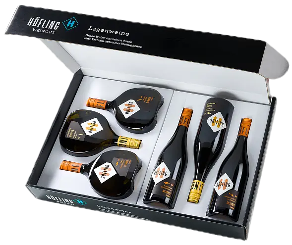 Weingut Höfling Set Höfling Silvaner Výběr viničních tratí 6 x 0,75l + dárkové balení