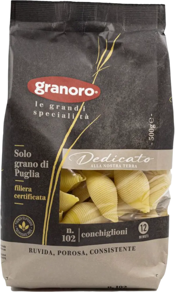 Granoro Těstoviny Granoro Apulská krupice Conchiglioni N.102 500g
