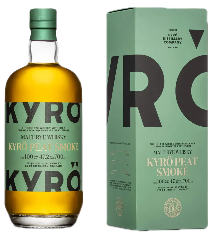 Kyrö Whisky Kyrö Peat Smoke 0,7l 47,2% + Dárkové balení