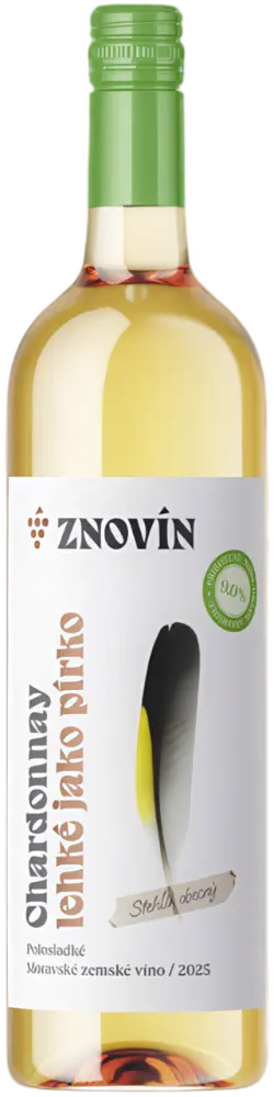 Znovín Znovín Chardonnay Lehké jako pírko 2025