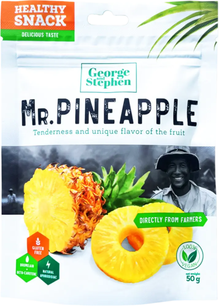 George and Stephen Sušený ananas Mr. Pineapple 50g