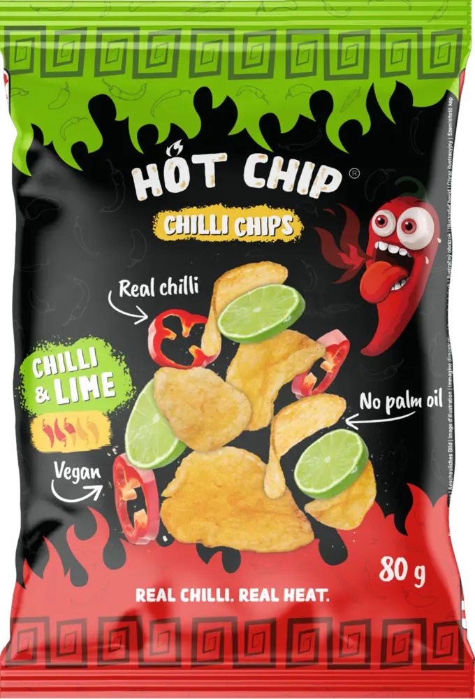 Hot-Chip Chipsy Hot-Chip Chilli & Lime 80g