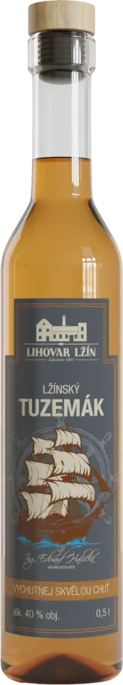 Lihovar Lžín Rum Tuzemák Lihovar Lžín 0,5l 40%