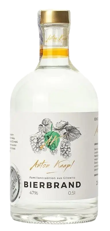 Anton Kaapl Bierbrand Anton Kaapl Pivní destilát 0,5l 47%