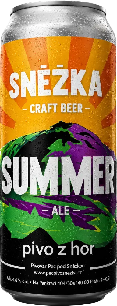 Pecký Pivovar Pivo Pecký Pivovar Sněžka 11° SUMMER APA Svrchně kvašený speciál 0,5l