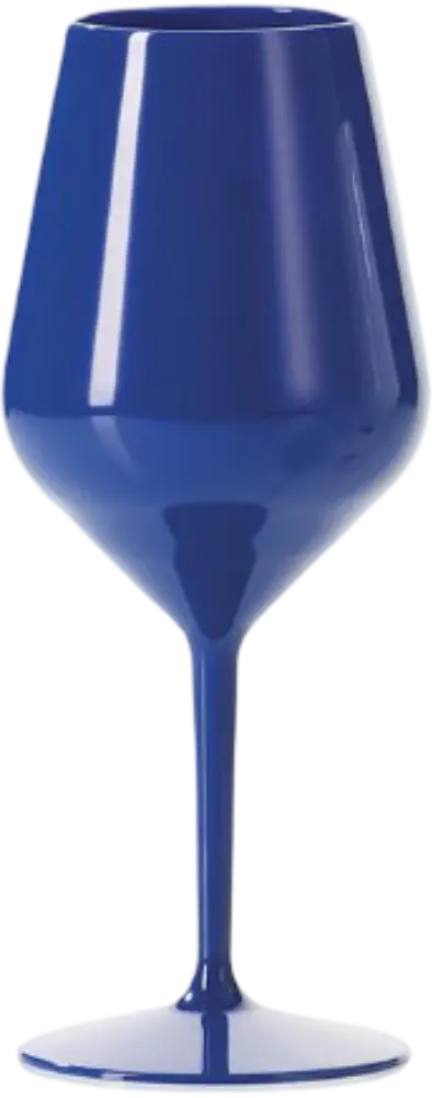 Venetto Venetto Nerozbitná sklenice na víno tmavě modrá 460ml