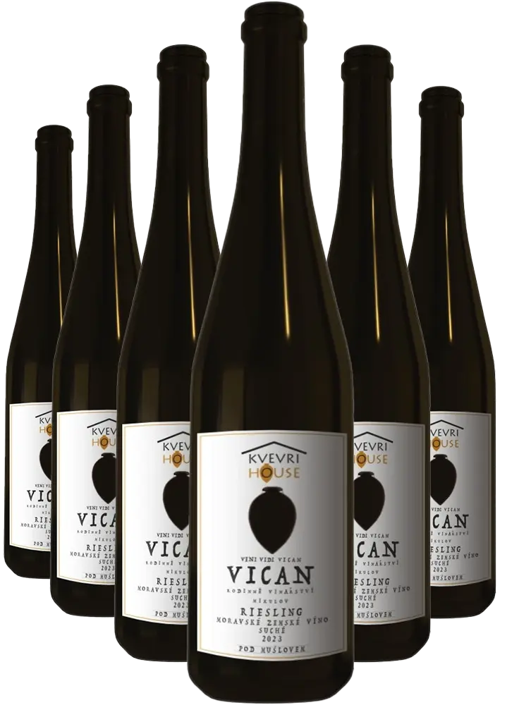 Vinařství Vican Set Vican Riesling kvevri 2023 5+1