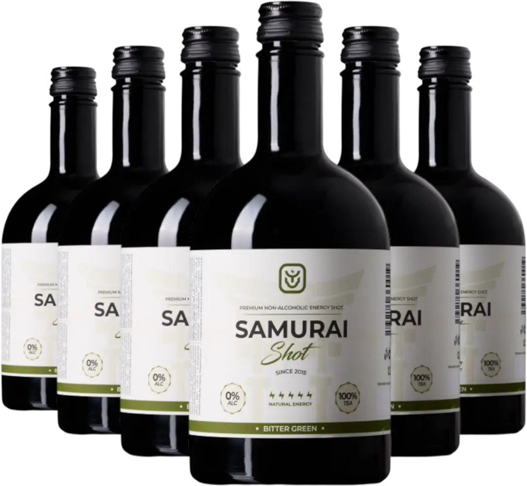 Drink Samurai Set energetický nápoj Samurai Shot Bitter Green 6x0,5l