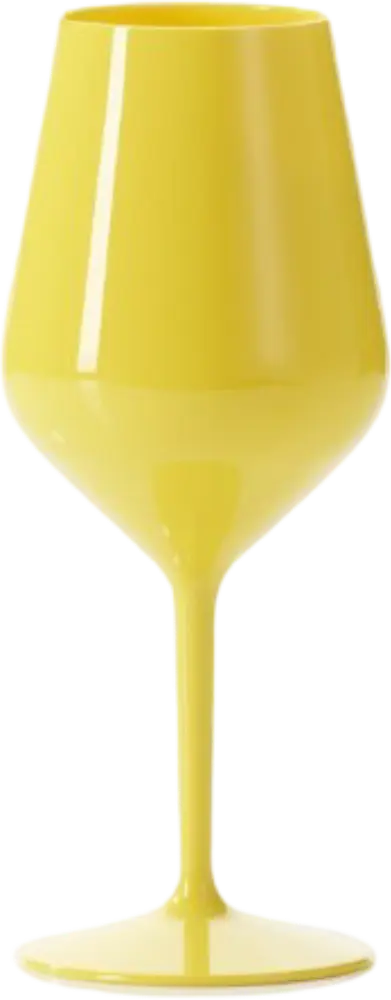 Venetto Venetto Nerozbitná sklenice na víno žlutá 460ml