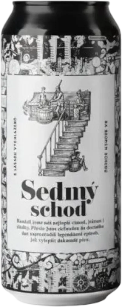 Pivovar Sedmý schod Pivo Pivovar Sedmý schod 12° 0,5l plech