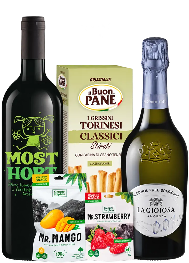 různí Set Snídaňový brunch bez alkoholu pro rodinu
