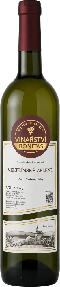 Vinařství Bonitas Bonitas Veltlínské zelené 2025