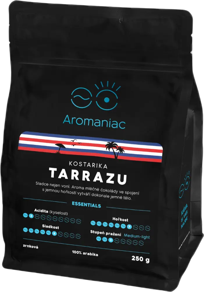 Aromaniac Káva Aromaniac Kostarika Tarrazu 250g