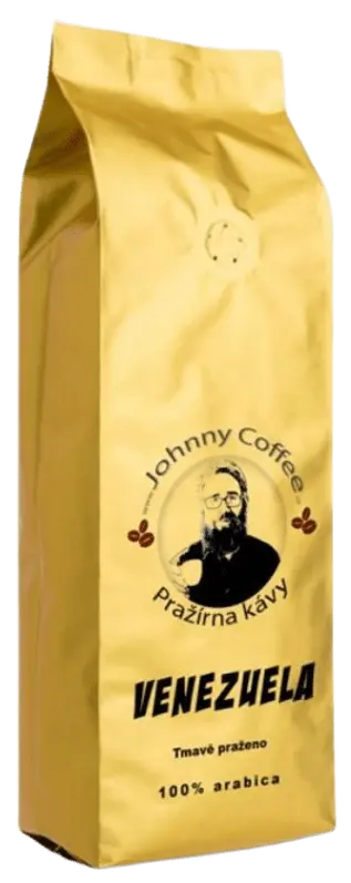 Conso med s.r.o. Káva Johnny Coffee Venezuela - Tmavě pražená 250g