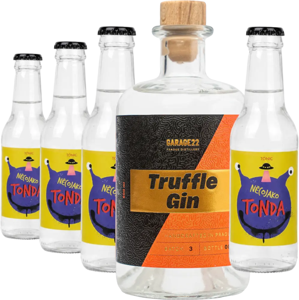 Garage22 Set Gin TRUFFLE + 4x Tonic Něco jako Tonda